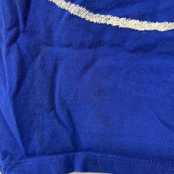 Detroit Pistons Vintage Blue Logo XL Single Stitch T Shirt - Picture 4 of 7